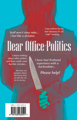 Dear Office-Politics back cover by Franke James, MFA.; 
