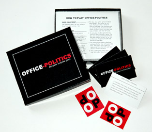 Photo: Office-Politics Game box and cards