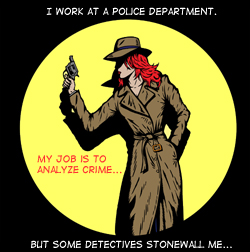 Headline by Franke James; Detective illustration ©istockphoto.com/DanielVilleneuve