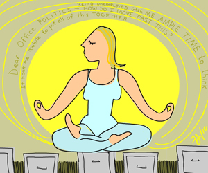 yogi illustration by Franke James